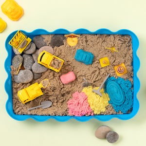 키움아트 KC인증 손에 묻지 않는 촉감놀이 모래놀이 세트