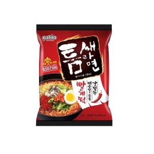 팔도 틈새라면 빨계떡 매운맛 40봉 야식 화끈한맛 봉지라면 간식 편의점 인기