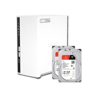 큐냅 QNAP TS-233-KR NAS 2Bay 스토리지 합본 씨게이트 Ironwolf 8TB X 2개 HDD 포함