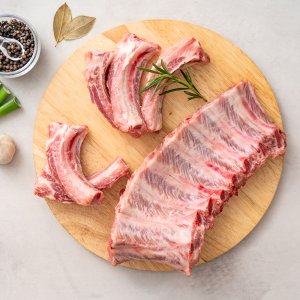 도뜰이 직접 키운 한돈 등갈비 1kg (500g+500g)