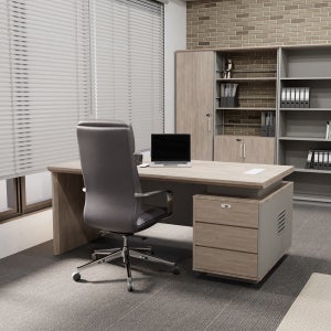 바론블랑 605D 서랍형 일자 책상 - 2타입