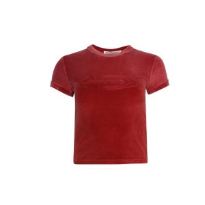 알렉산더왕 알렉산더왕 레드 반팔 티셔츠 ZZ-4CC1251563 622A