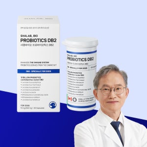 [서울대 수의학 교수 개발] 샤랩바이오 강아지 유산균 면역 프로바이오틱스 DB2 영양제 장 건강 30포, 1개