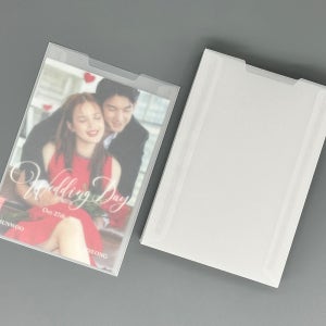 115x165mm 세로 포켓슬리브형 반투명 트레싱지 청첩장 엽서봉투 소량 주문