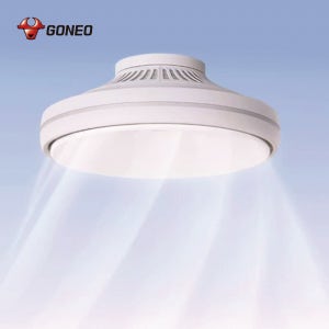 [기본설치지원 및 추가선물] 고네오 아토실링팬 서큐라이트 무선조명 삼색변환 천장형서풍기