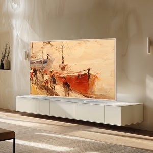 TCL 4K QLED 프레임 TV A300W 189cm(75인치), 스탠드형 X 기사방문설치