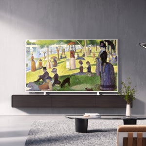 TCL 4K QLED 프레임 TV A300W 216cm(85인치), 스탠드형 X 기사방문설치