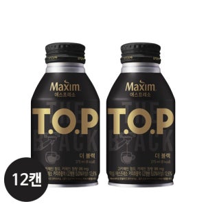 동서 티오피 더블랙 275 단지뚱캔 캔음료 음료수 275ml, 12개