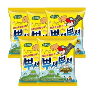 오뚜기 뿌셔뿌셔 제주마농버터맛 90g x5개