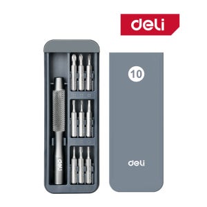델리툴즈 정밀 드라이버 10종 세트 안경 시계 십자 일자 육각 별 비트