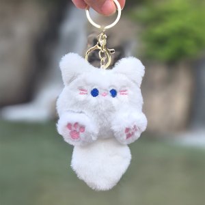 고양이키링 인형 열쇠고리 백꾸 백참 페르시안 동물 친구 우정 선물 생일