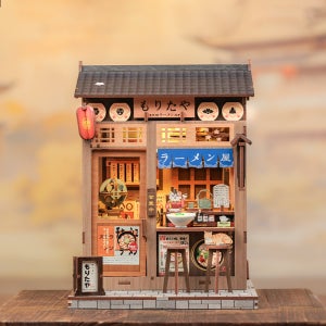 [모리타씨의 라멘가게] 디모 DIY 미니어처 하우스 북눅 조립 키트