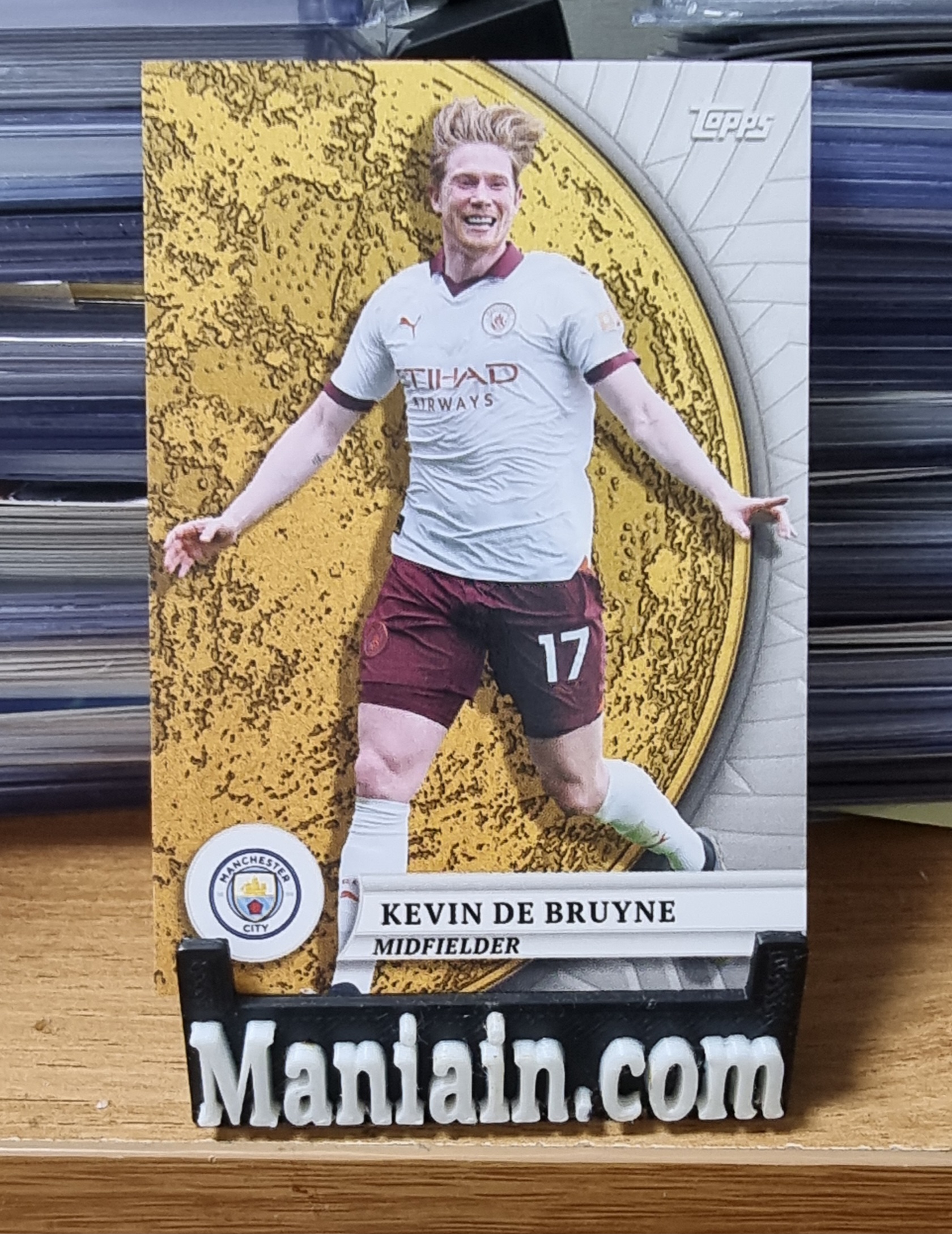 케빈 데 브라이너 2024-25 Topps Blue Moon Gold Moon Kevin De Bruyne NO-43 축구카드