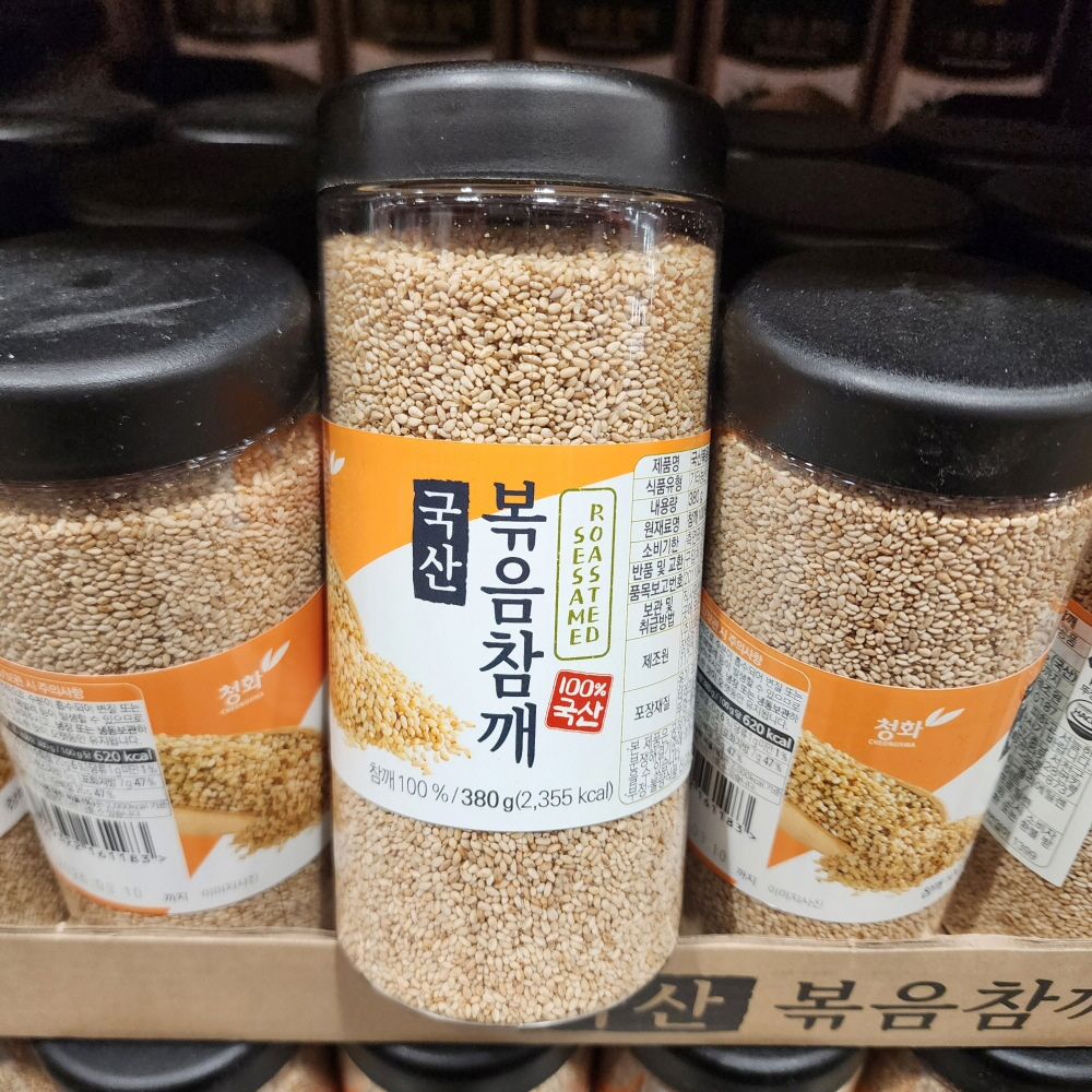 청화농산 볶음 볶은 참깨 국산 380g 코스트코 참깨 통깨
