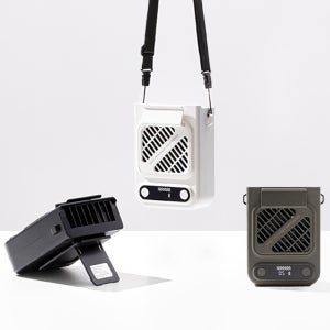 BLDC 8000mAh 21시간 휴대용 허리 선풍기 클립팬 손풍기 목 넥밴드 집게 등풍기