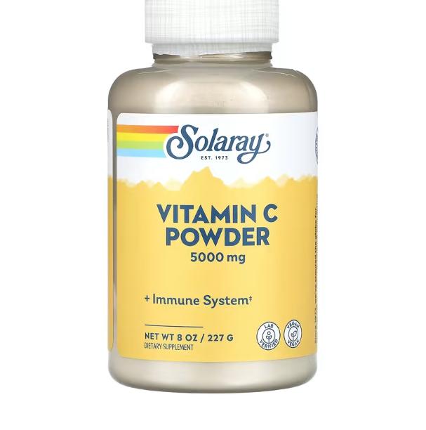 쏠라레이 <b>비타민C 파우더 5000mg</b> 227g(8oz)