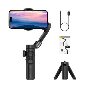호헴짐벌 iSteady XE Kit 소형 3축 조명내장 핸드폰 짐벌 필 라이트 탈부착 휴대폰짐벌 스마트벌 hohem 셀카봉 DJI 내셔널지오그래픽