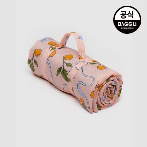 BAGGU 바쿠 돗자리 아프리콧 앤 리본즈