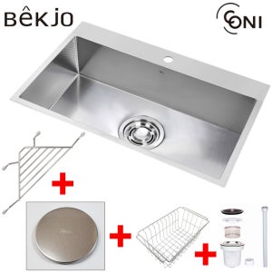 백조씽크 고니 리폼사각씽크볼 ECNRW8630 엠보 주방싱크볼 싱크대교체