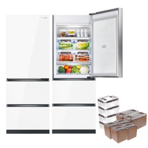 위니아 스탠드형 딤채김치냉장고 2등급 3룸 330리터 WDT33KGPIPS