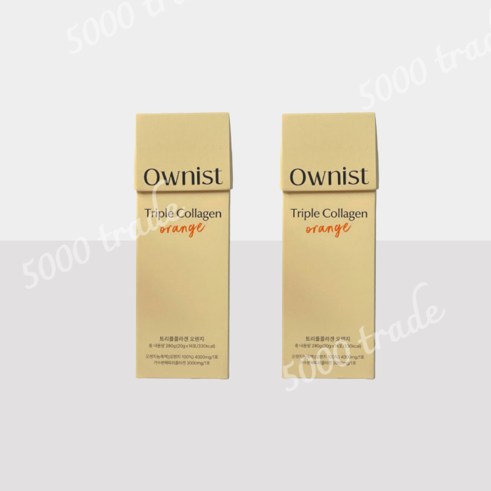 <b>오니스트</b> 트리플콜라겐 오렌지 <b>히알루론산</b> 2박스 (28포)