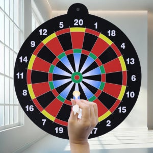 자광 안전한 자석 다트 게임 세트 34.5cm 중 간단한 다트판 국민 스포츠 게임 줄거운
