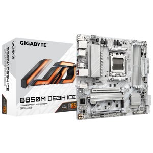 GIGABYTE AM5 AMD 라이젠 B850M DS3H ICE PCIE5.0 GEN5 게이밍 메인보드 DP HDMI TYPE-C