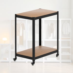 틈새 이동식 2단 TV 수납장 400 400 750 mm 티브이 받침대 가로 x 폭 40 40 cm 이동 가능형 스피드랙 제작