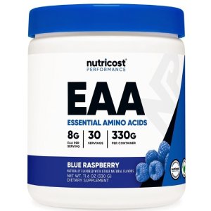뉴트리코스트 EAA 파우더 필수 아미노산 BCAA함유 블루 라즈베리 맛 330g