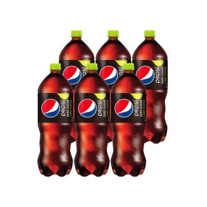 펩시콜라 제로 라임 1.25L, 6개 업소용