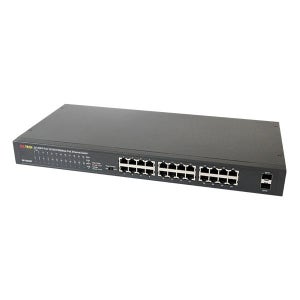 솔텍 PoE 24+2 SFP 광 스위치허브 기가비트 1G 인터넷 허브 SFC524HP