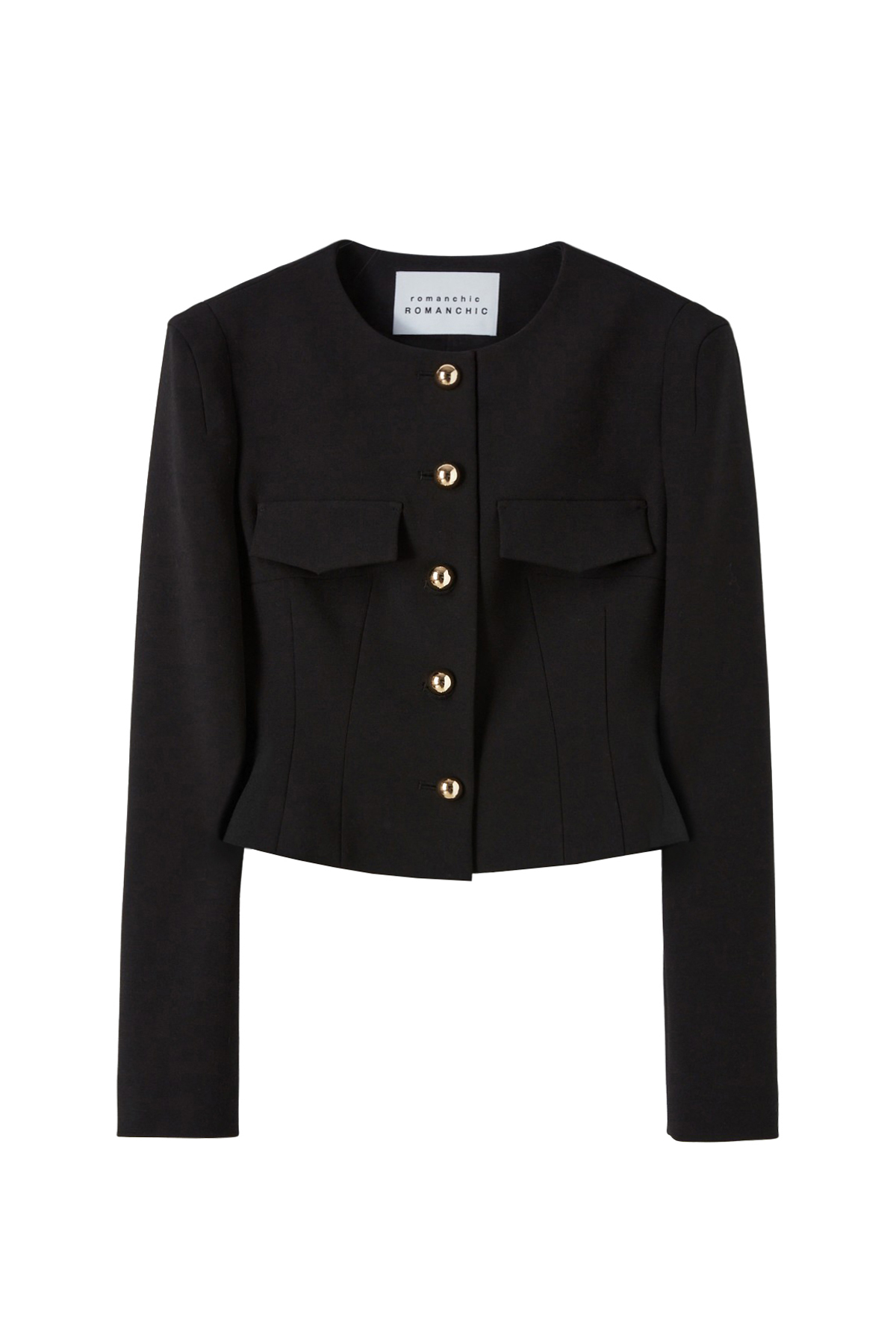 French line jacket [RC25J201]BLACK