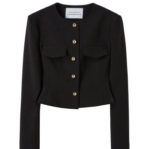 French line jacket [RC25J201]BLACK