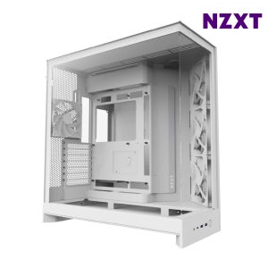 NZXT H9 FLOW V2 화이트 미들타워 PC케이스