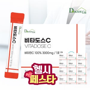 비타도스C 3000 순수 비타민C 고함량 비타민씨 고용량 분말 가루 스틱 30포, 12개