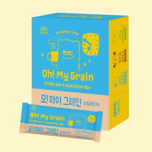 엄마사랑 오! 마이 그레인 뉴트리션바 25gx12개입 영양바 에너지바 아침대용
