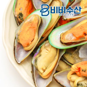 반탈각 그린홍합 800g, 3개