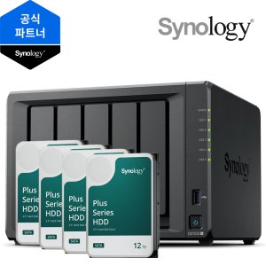 시놀로지 DS1525+ 48TB HAT3310-12T 12TB x 4EA NAS 초기설정 원격지원