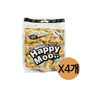 해피무 과자 40입 / 쿠키 과자 버터, 480g, 4개