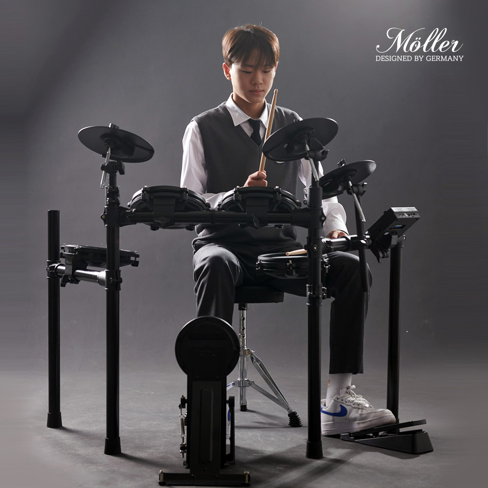 전자드럼 풀메쉬 MED-1500 연습용 가정용 입문용 드럼