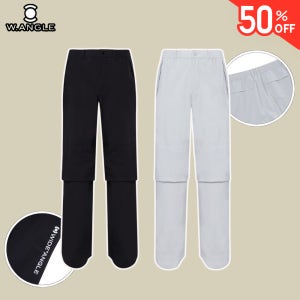 와이드앵글 남성 골프웨어 남자 골프 비옷 레인바지 방수바지 에센셜 레인팬츠 WMP25391