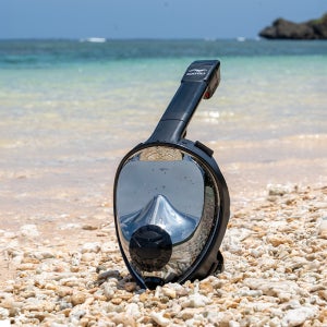 수올리 퍼펙트 풀페이스 스노클링 마스크 UV차단 접이식 스노쿨링 물안경 장비