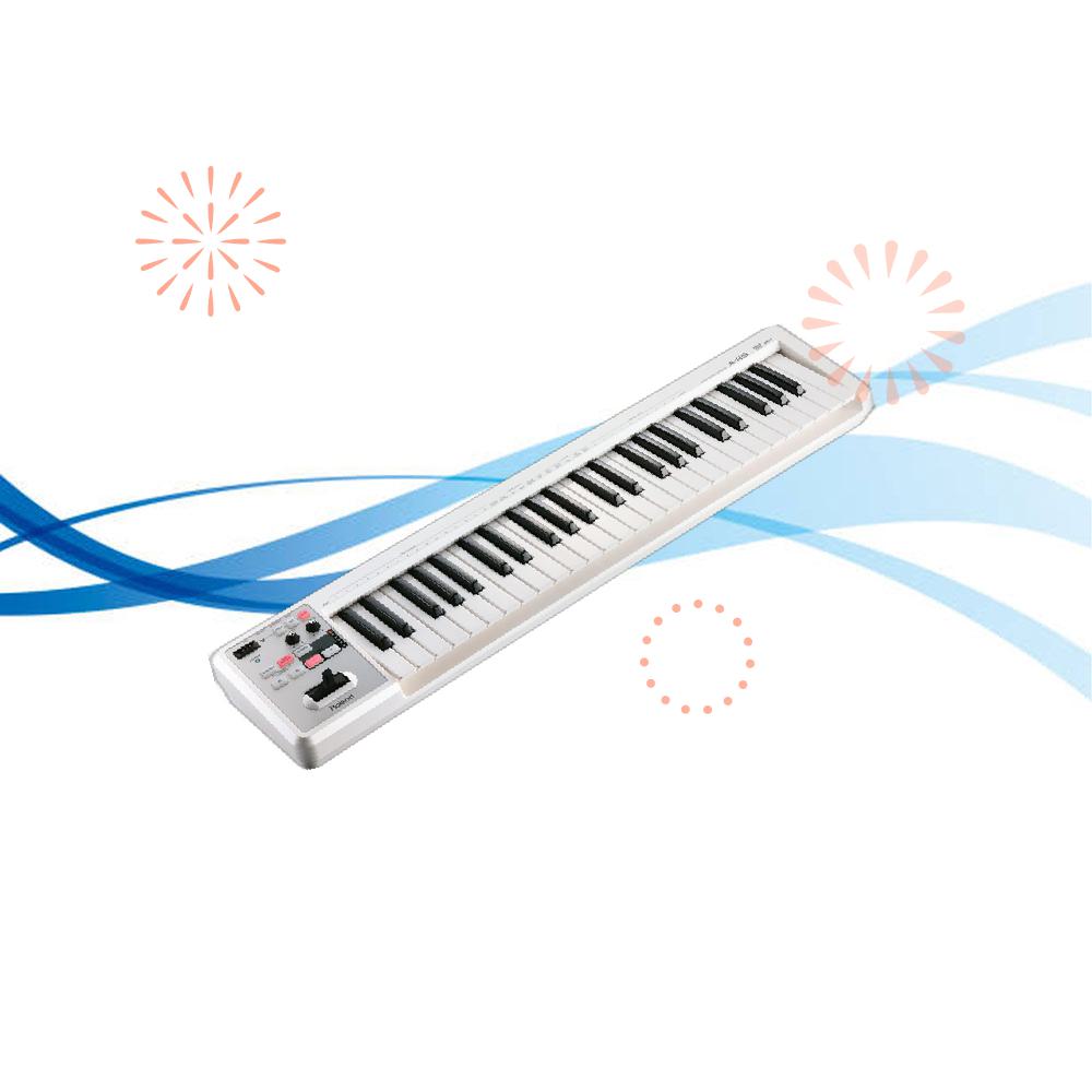 Roland 롤랜드 미디 키보드 A-49 화이트 49건반 MIDI 컨트롤러 BC