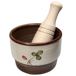 세라믹 마늘빻는절구 도자기 마늘다지기 마늘분쇄 절구통 위생 안전