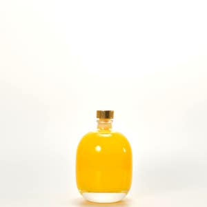 (20개) 투명 과일 원형 위스키 유리병 500ml 원액 커피 밀크티 더치 바이알 디퓨저