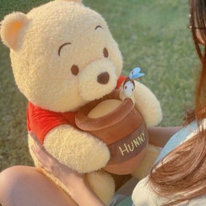 곰돌이 푸우 인형 귀여운 애착 굿즈 곰인형 꿀단지