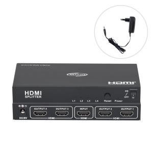 고화질 4K HDMI분배기 4포트 모니터 TV연결 4:1 컴퓨터 영상 스플리터 복제 확장