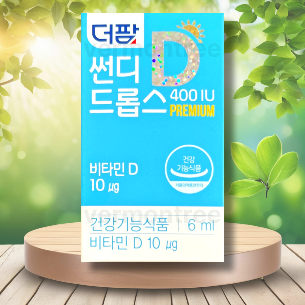 더팜 썬디 드롭스 400IU 프리미엄 어린이비타민D 1개