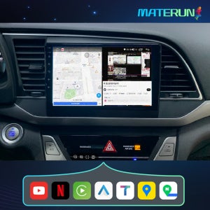 아반떼 AD 안드로이드 올인원 매립형 카플레이 15-20 디럭스 일반오디오