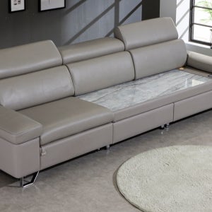 장수돌침대 마리포사 4인용 돌소파 이태리천연가죽 국내제작